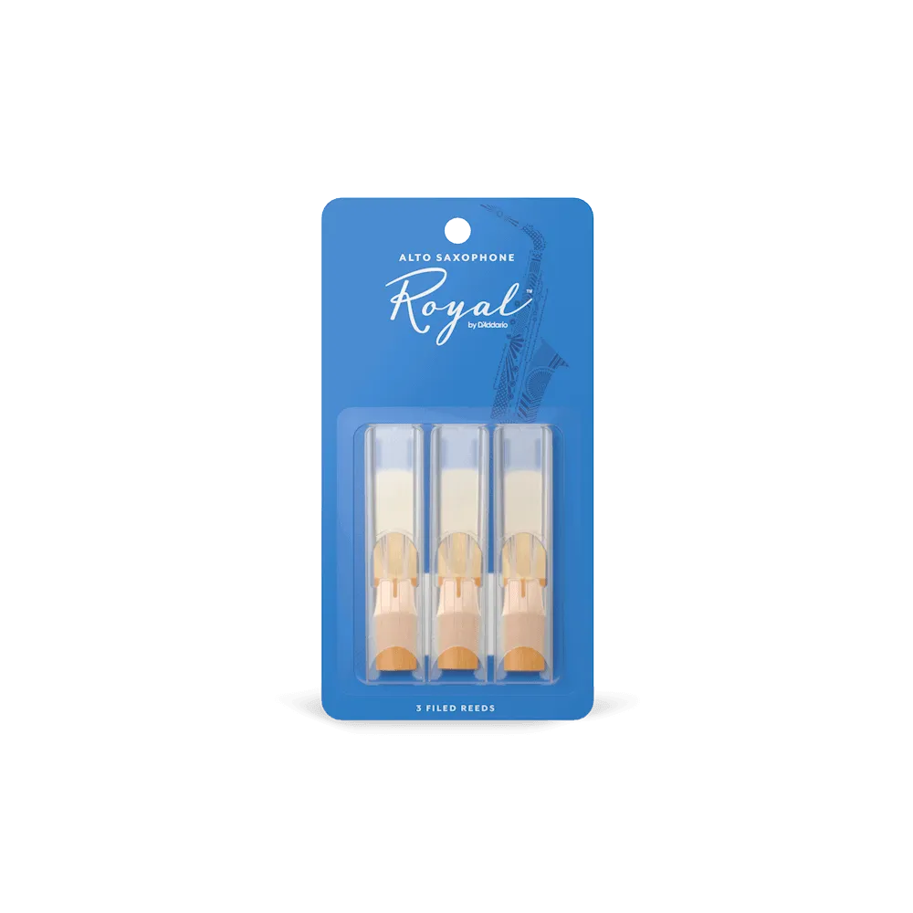 Rico Royal - Alto Sax Reeds 2.0 Q/3 Pack-Orchestral - Woodwind - Accessories-Rico Royal-Muso's Stuff 