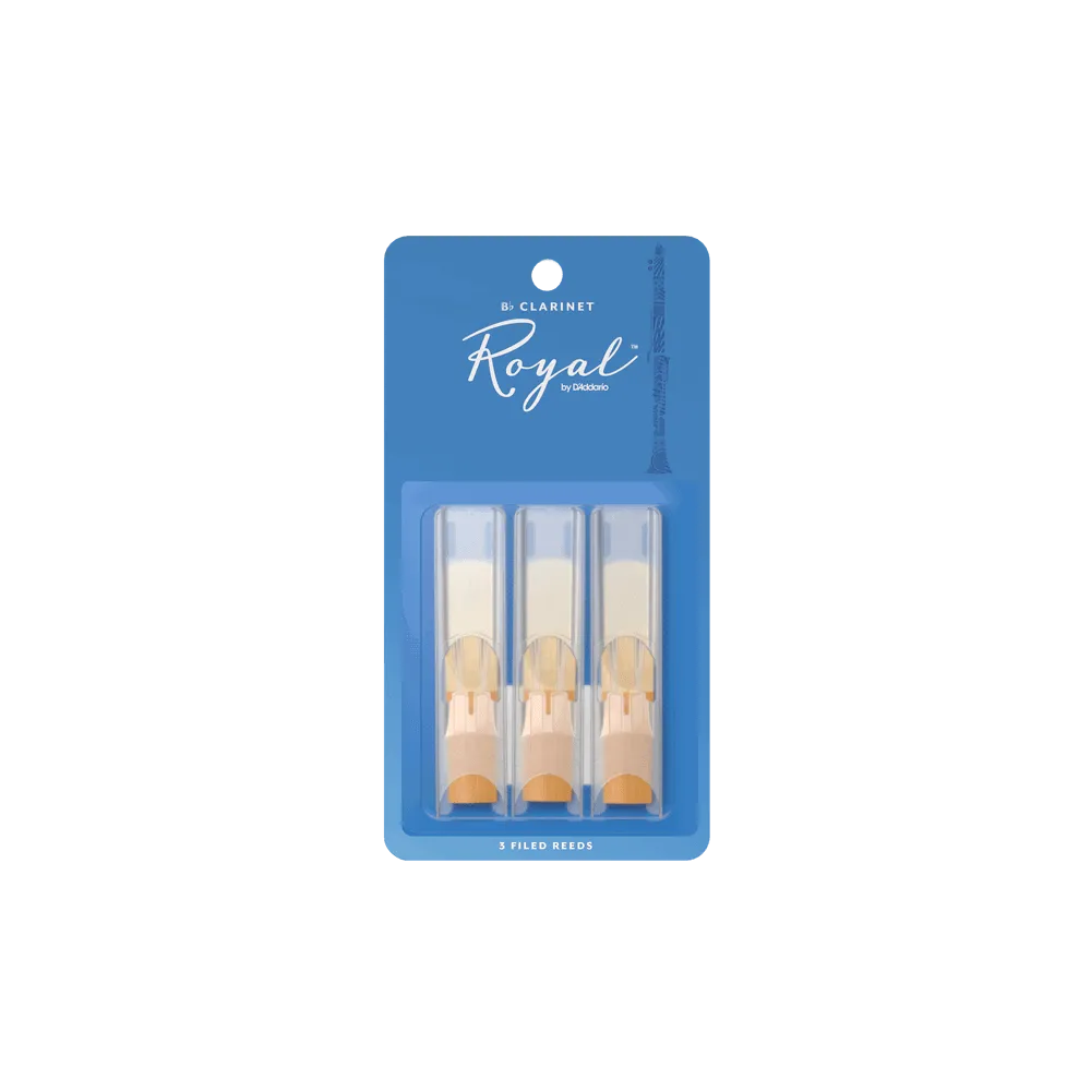 Rico Royal - Clarinet Reeds 3.0 Q/3 Pack-Orchestral - Woodwind - Accessories-Rico Royal-Muso's Stuff 