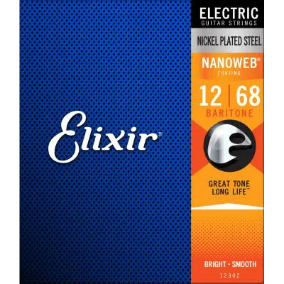 Electric Guitar Baritone Strings Set 12/68 Ctd Nanoweb-Strings - Electric Guitar-Muso's Stuff 