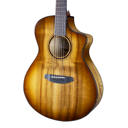 Breedlove ECO Collection Pursuit Exotic Series Concert Amber CE Myrtlewood