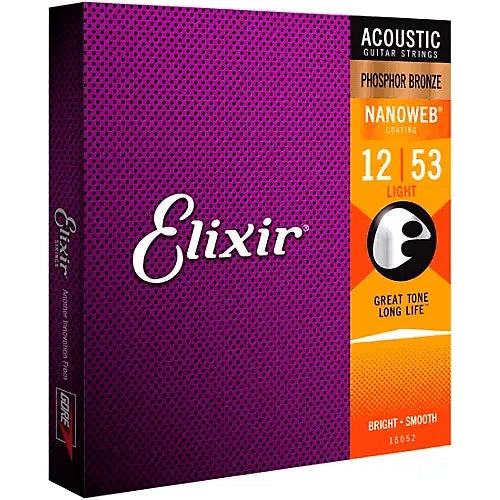 Acoustic Guitar Strings Set 12/53 Ctd-Ph/Br Lt-Strings - Acoustic Guitar-Muso's Stuff 