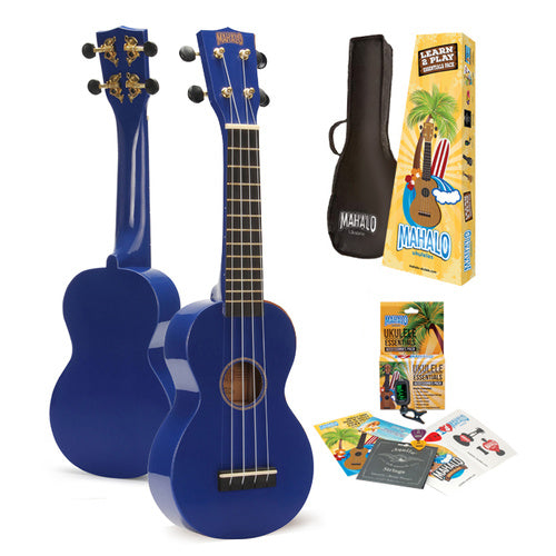 Rainbow Uke Package Soprano - Blue