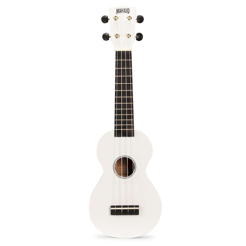 Mahalo R White Ukulele