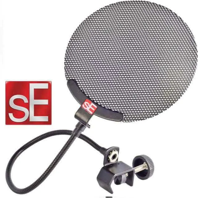 Metal Pop Shield-Live & Recording - Microphones - Accessories-sE Electronics-Muso's Stuff 