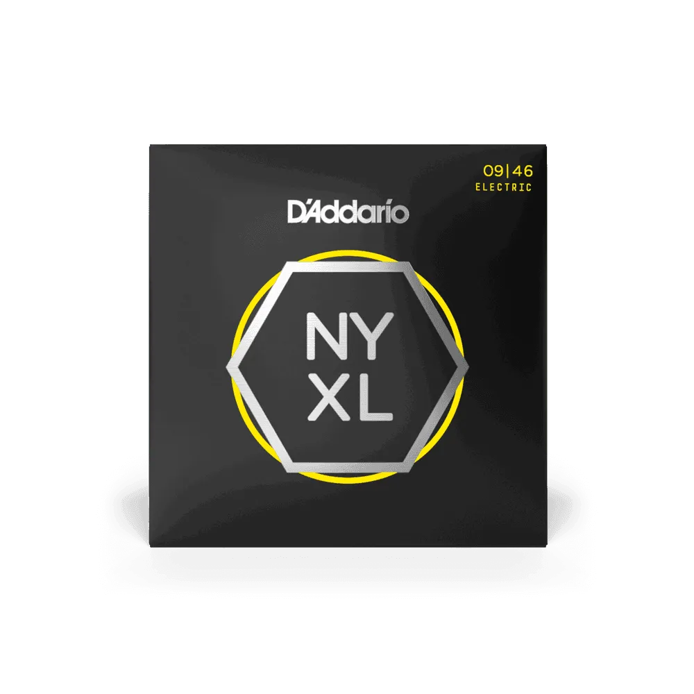 Daddario - NYXL Electric Guitar Strings Set 09-46 Super Light Plain Steel/Nickel Wound NYXL0946-Strings - Electric Guitar-Muso's Stuff 