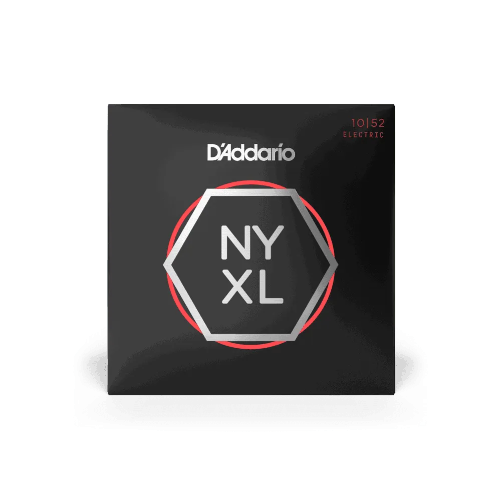 Daddario - NYXL Electric Guitar Strings Set 10-52 Light Top Heavy Bottom Plain Steel/Nickel Wound NYXL1052-Strings - Electric Guitar-Muso's Stuff 