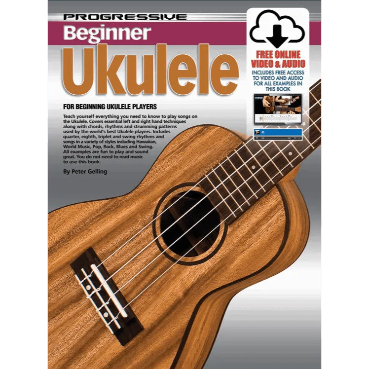 Progressive Beginner Ukulele Book/Oa-Print Music-Koala-Muso's Stuff 