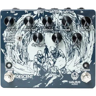 Descent Reverb/Octave Machine-Guitar - Effects Pedals-Muso's Stuff 