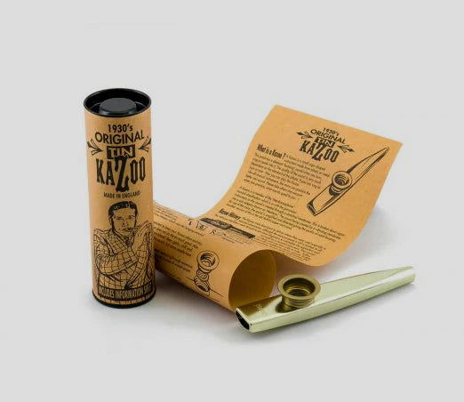 Original Tin Kazoo Gold-Kazoos-Clarkes-Muso's Stuff 