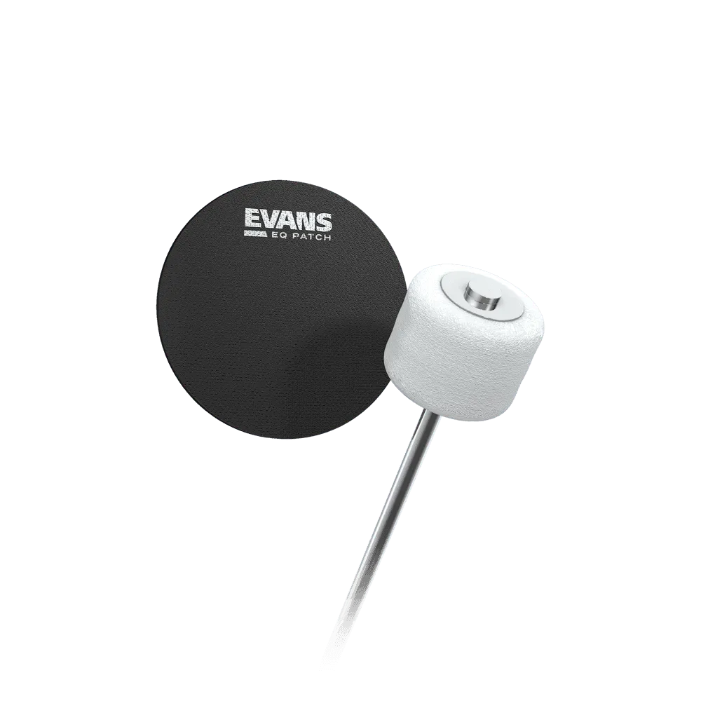 Evans EQ Single Pedal Patch Black Nylon--Muso's Stuff 