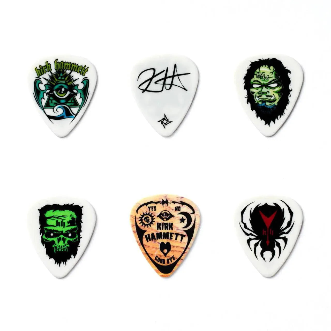 Kirk Hammett Signature Pick Tin W/Personal Touri---Muso's Stuff 