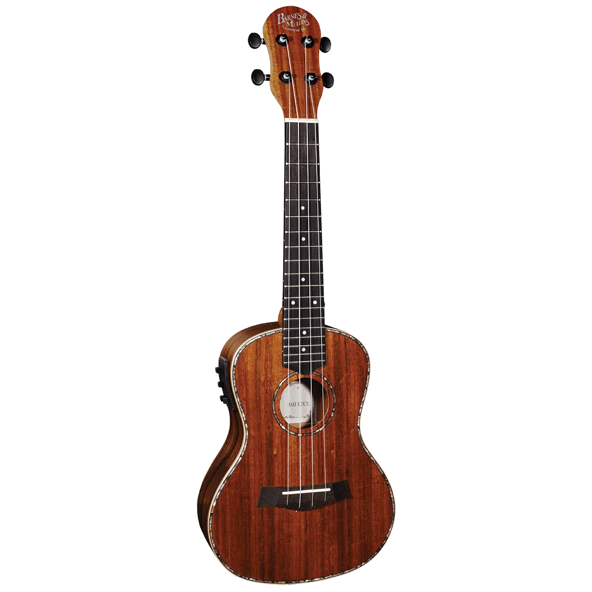 Koa Concert Uke w/Pickup-Ukuleles-Barnes and Mullins-Muso's Stuff 