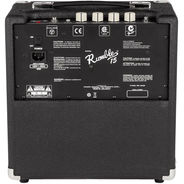 Rumble 15 V3 240V Aus Black/Silver---Muso's Stuff 