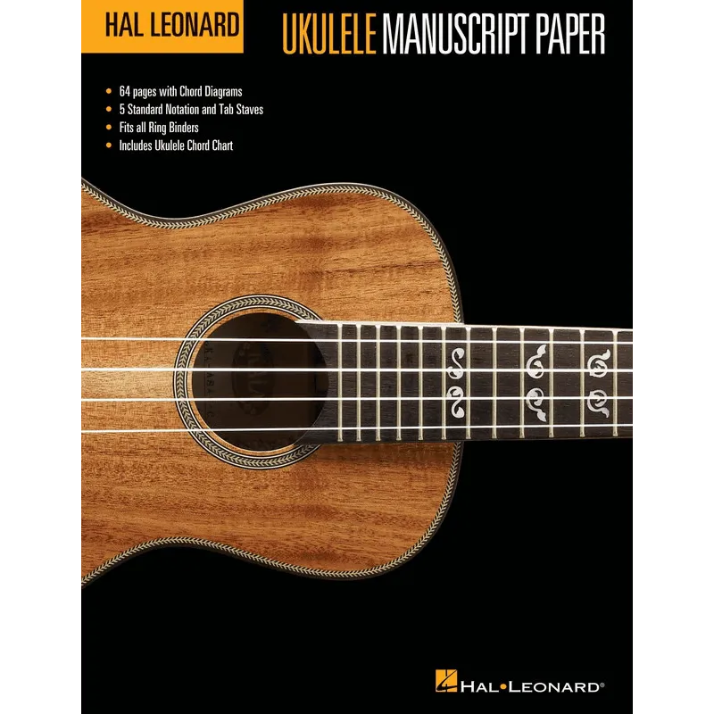 UKULELE MANUSCRIPT PAPER-Print Music-Hal Leonard-Muso's Stuff 